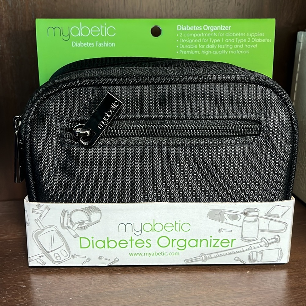 2 Myabetic Diabetes Case Black - New With Tags